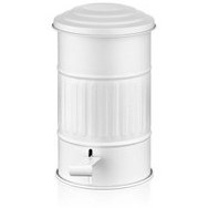 Resim Çöp Kovası Banyo Beyaz 5 Lt 