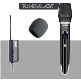 Resim Lastvoice Tx-101e Şarjlı Telsiz Kablosuz El Mikrofonu 