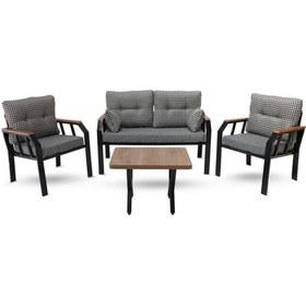 Resim Tu Tienda Nergiz 2 1 1 Sehpa Bahçe Balkon Mobilyası,kazayağı Kazayağı 