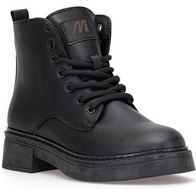 Resim M.p 252-6213zn Kadın Klasik Bot Siyah Siyah 