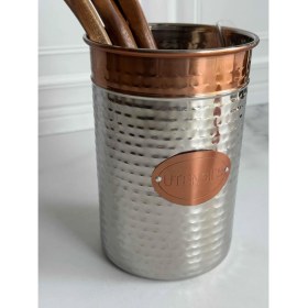 Resim Rossev Bakır Detaylı Paslanmaz Çelik Kaşıklık 