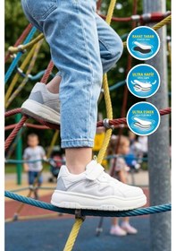 Resim Cool Beyaz-buz Cırtlı Hafif Erkek Çocuk Spor Ayakkabı Odessa P Beyaz - Buz Mavi 