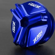 Resim Motion003 Mavi Xadv750 Cnc Motor Yağ Kapağı Honda X-adv 2017-2024 Dayanıklı Alüminyum Alaşım Siyah Kırmızı 
