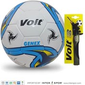Resim Voit Genex Dikişli Futbol Topu + Voit Pompa 