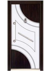 Resim Tezwood Tez3569 Ahşap Kaplama Düz Model Çelik Kapı 