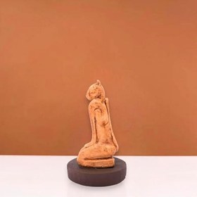 Resim Marco Cat Heykeli - Antik Kalusa Yerlileri Figürü - El Yapımı Pre-Kolombiyen Figürü - Antik Arkeolojik Replika 