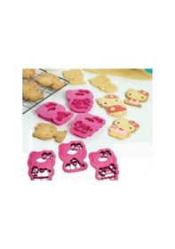 Resim Tupperware Hello Kitty Kurabiye Kalıbı 3 Lü Çok Renkli 