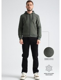 Resim Shooter Sportswear Shooter Erkek Kışlık Eşofman Takımı Luxe Regular Kapüşonlu Füme 