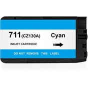 Resim HP 711C CZ130A Muadil Camgöbeği Kartuş BK