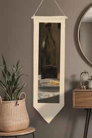 Resim Duvar Halısı Pinterest Oda Dekoru, Monet Sanat Serisi, 100cm Kanvas Flama Askılı Duvar Örtüsü NO:636 - Renkli - 14 / 30 x 100 