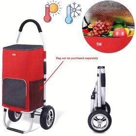 Resim 1 Adet, Katlanabilir Alışveriş Arabası, Yalıtımlı Su Geçirmez Çantalı, 6 Tırmanma Tekerlekli El Araba, Çamaşır İç İnceleme İçin, Uzatılabilen Saplı Suya Dayanıklı Oxford Kumaş 2 Büyük Tekerlekli Klasik Sepet, 2 Anahtar Seti Dahil (Kutu ve Aparat, Çanta Ayrı Şekilde Satın Alınabilir), Kırmızı, Alışveriş Arabası,Çıkarılabilir çantalı mini alışveriş arabası,Katlanabilir Tekerlekli Alışveriş Arabası,Alışveriş Arabaları Ağır Hizmet Tipi Katlanabilir, 