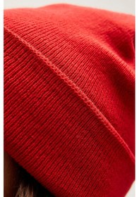Resim Bad Bear Label Beanie Erkek Bere-27564 - Kırmızı 