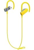Resim Mu Art Ahşap Audio-Technica Ath-Sport50Btbk Sonicsport Bluetooth Kablosuz Kulak İçi Kulaklıklar, Sarı 