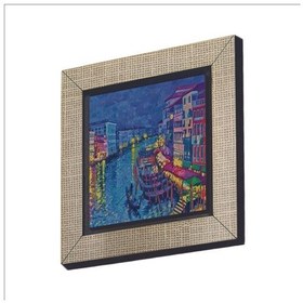 Resim Venedik Görseli Baskılı Mdf Magnet 7x7 415 