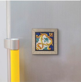 Resim İtalyan Deseni Baskılı Mdf Magnet 7x7 265 