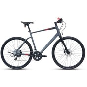 Resim Carraro Sportive 350c 52 Cm 22-v Hd Trekking Şehir Bisikleti Antrasit - Siyah - Kırmızı 