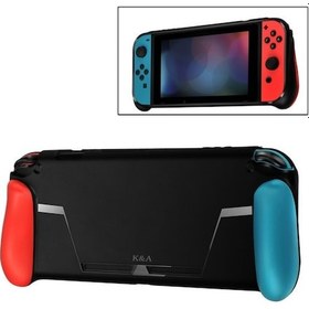 Resim Nintendo Switch Uyumlu Oyun Kartı Yuvası Anti-şok Kapak Silikon Kılıf İle Tpu Kabuk Kolu Kavrama, Logolu 