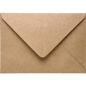 Resim Davetiye Zarfı Kraft 13x18cm 90gr - 25 Adet 