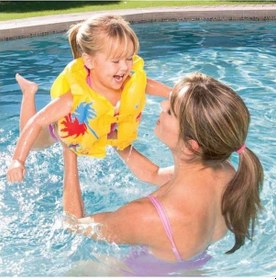 Resim Pratikyapımarket Bestway Can Yeleği Desenli 41X30 Cm Sarı 