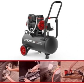 Resim KBK25S 1.7hp 25LT 8bar Yağsız Sessiz Taşınabilir Hava Kompresörü 