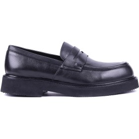 Resim Shoetyle - Hakiki Deri Siyah Renk Erkek Loafer - 666-58-02 