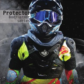 Resim Ebakbak Motosiklet Body Armor Cross Giysi 360 Derece Zırh Full Koruma Mont Body 