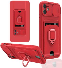 Resim Apple iPhone 11 Uyumlu Kılıf Zore Pelit Kapak Kırmızı 