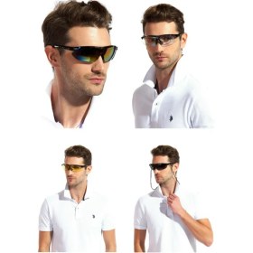 Resim Oakley Polarized 5 Lensli Taktikal Gözlük / Tactical Gözlük / Sporcu Gözlüğü 