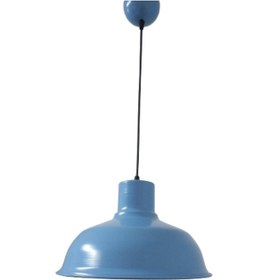 Resim Rys Retro Metal Mavi Dekoratif Tekli Kafe Mutfak Çocuk Odası Sark (536632952) 
