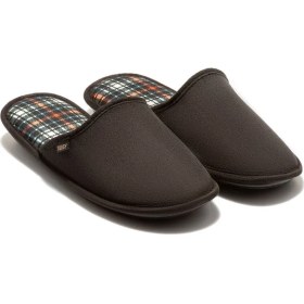 Resim Twigy Ekose Erkek Ev Terliği Turuncu/Mavi 41/46 