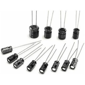 Resim 22uf 200v Elektrolitik Kondansatör 10x16mm 