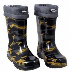 Resim Raining Su Geçirmez Kamuflaj Yağmur Çizmesi - Kaymaz Taban Outdoor Bot 