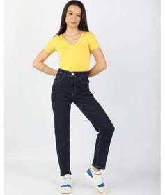 Resim Kadın Kot Pantolon Lacivert 