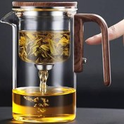 Resim Meanyou Manyetik Cam Çay Demliği 