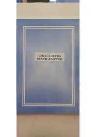Resim Gözlük-Optik Teftiş ve Denetim Defteri 