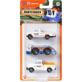 Resim Matchbox Üçlü Araba Seti Mbx Road Crew HFK07 
