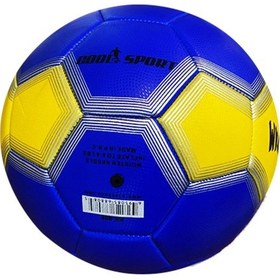 Resim Futbol Topu Halı Saha Çim Saha Beton Zemin Dikişli Yüksek Kalite Futbol Topu Mavi Mavi 