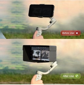 Resim Tenfowee Djı Om 5/4 Se/4 İçin Katlanabilir Manyetik Pu Güneşlik - El Tipi Stabilizatör Aksesuarı 