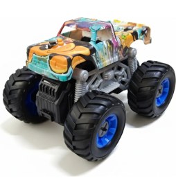 Resim Gokidy Monster Truck Sök Tak Grafitti Sürtmeli Master Araba Yeşil 