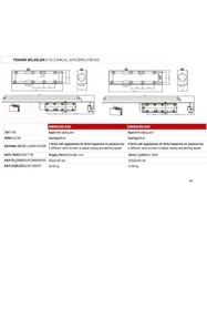 Resim KALE Raylı Kapı Hidroliği KD002/50-630 