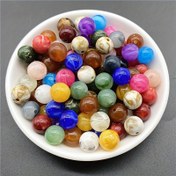 Resim 30/50/100pcs Round Acrylic Beads Loose Spacer Beads Candy Color Beads 6/8/10mm For Necklace Bracelet Earring Pendant DIY Jewelry Making Accessories 