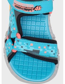 Resim Skechers Erkek Çocuk Sandalet 402161l Tqbk Turkuaz-siyah Turkuaz-siyah 
