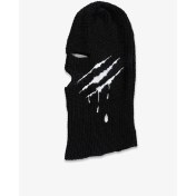 Resim Iz Detaylı Siyah Kar Maskesi 