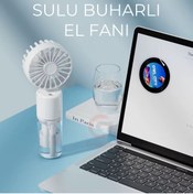 Resim GoMarkt Masaüstü Mini Vantilatör Fan El Pervanesi Su Buharlı Küçük Mini Vantilatör 