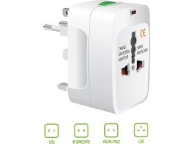 Resim BK Teknoloji Universal Çoklu Priz Çevirici Seyahat Adaptörü 
