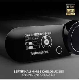 Resim Steelseries Arctis Nova Elite Hi-res Wireless Gaming Kulaklık 