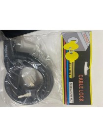 Resim Zhonglı 12*80 Anahtarlı Bisiklet Kilidi 