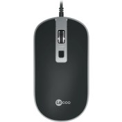 Resim Ms104 Uyumlu Usb Kablolu 1600dpı 4 Tuşlu Optik Mouse Siyah MS104 Lenovo