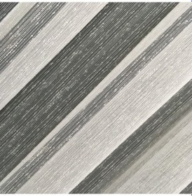 Resim Perdefony Çizgili Şantuk Tül Perde Beyaz Ekru Ve Krem 