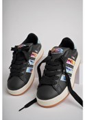 Resim Muggo Flower Garantili Kadın Ortopedik Günlük Bağcıklı Yürüyüş Koşu Sneaker Spor Ayakkabı 001 